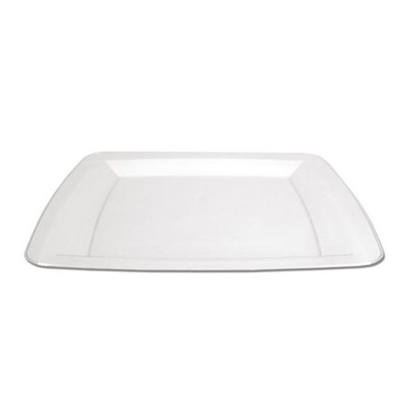 Trendware Trendware 170432 10.25 In. Clear Square Plate - Case of 48 170432